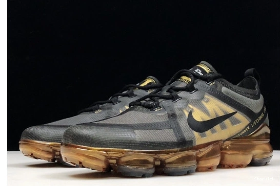 AIR AR6631-002 2019 METALLIC GOLD VAPORMAX BLACK 0117